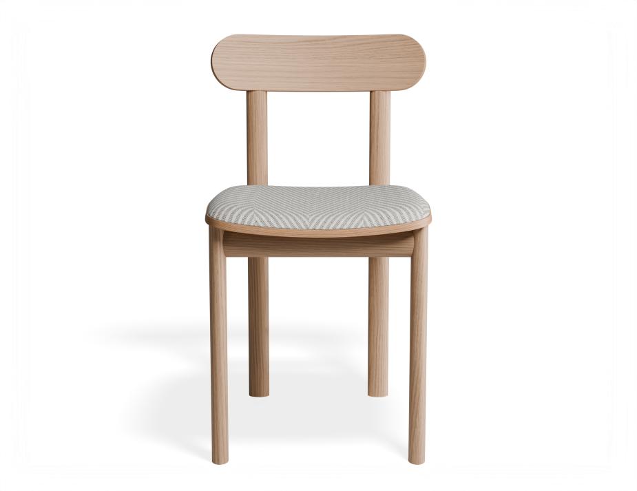 P 4 Zara Diningchair Natural Herringbone