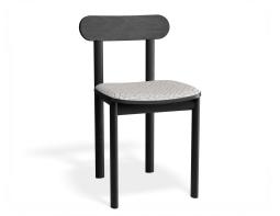 P 1 Zara Diningchair Black Geometricpattern