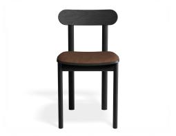 P 4 Zara Diningchair Black Printedsuede