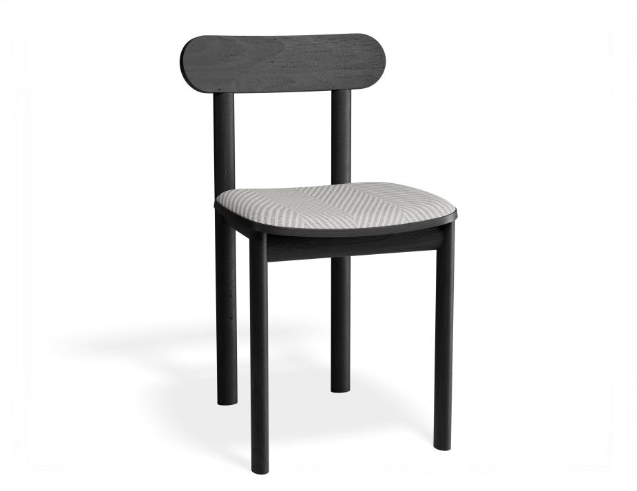 P 1 Zara Diningchair Black Herringbone