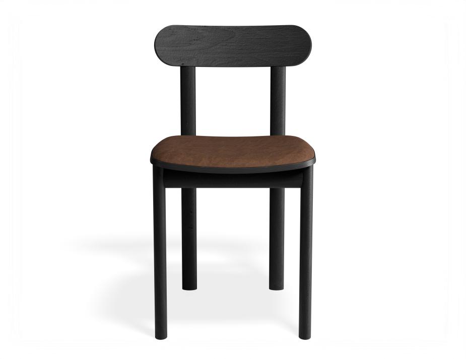 P 4 Zara Diningchair Black Printedsuede