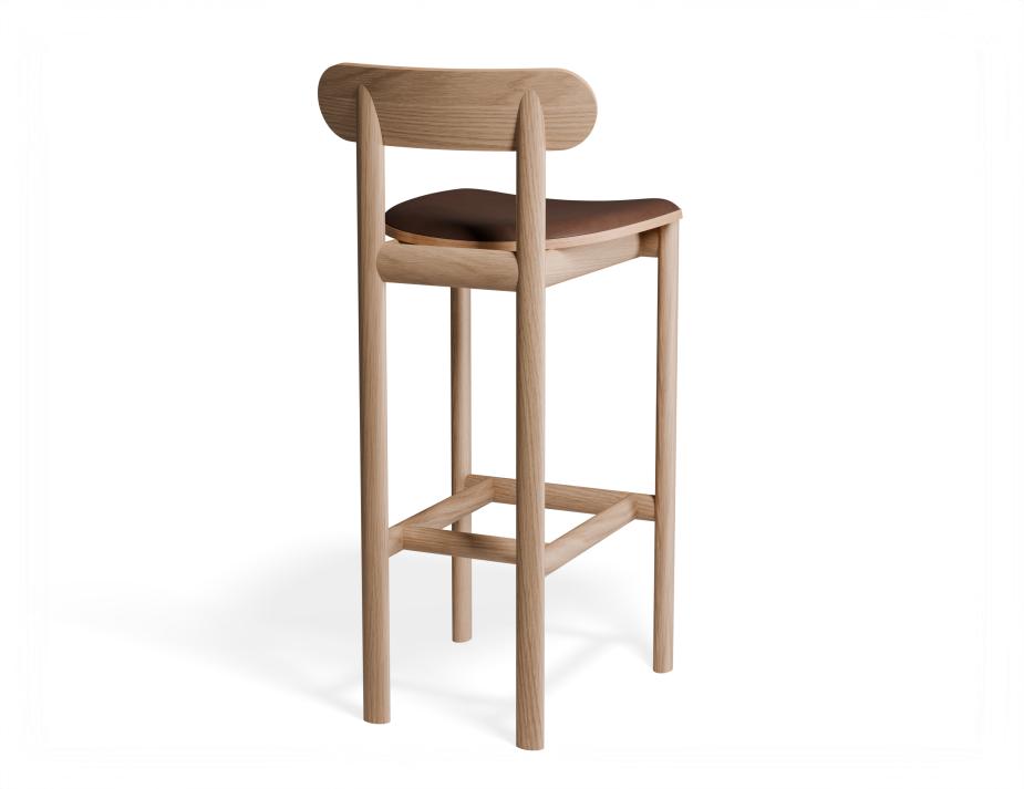 P 2 Zara Barstool Natural Tanpu