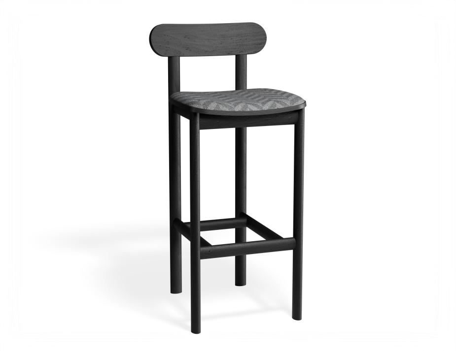 P 1 Zara Barstool Black Lazaruslupine