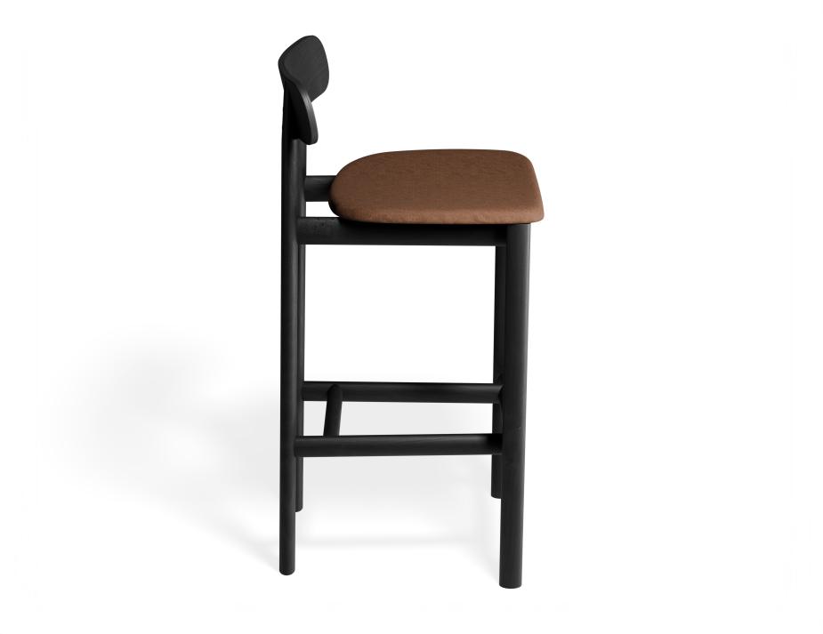 P 3 Zarav4 Barstool Black Printedsuede