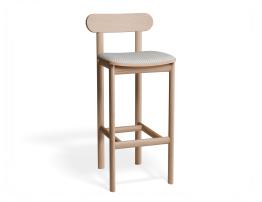 Zara Stool - Natural - Custom Upholstered