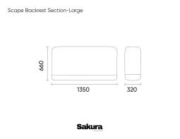 Scape Backrest Section Large