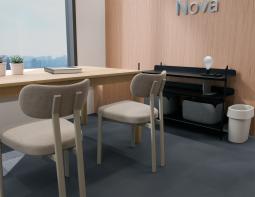 L 2 Nova Chair Commercial Dove Shell1