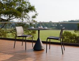 L 1 Kora Cafetable 90cm Charcoal Basalt