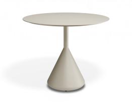 Kora Cafe Table 90cm Dia - Outdoor - Latte