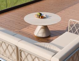 L 3 Kora Coffeetable 90cm Latte Dune