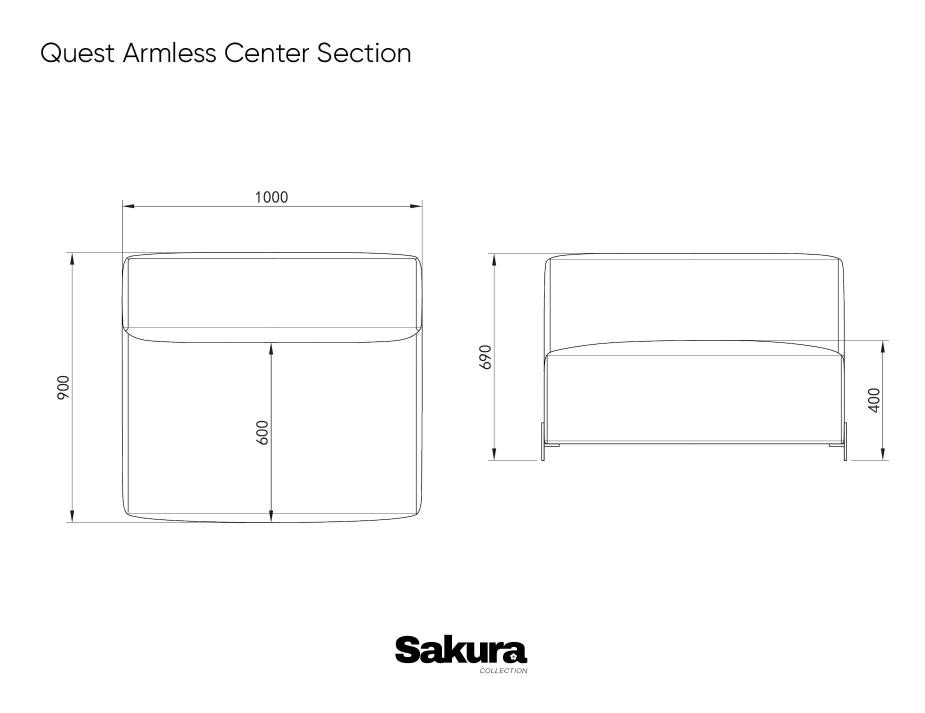 Line Drawings For Website Armless Section