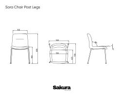 Sora Chair Post Legs