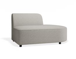 Atticus Modular Sofa Section - Right Open End - Oyster Grey