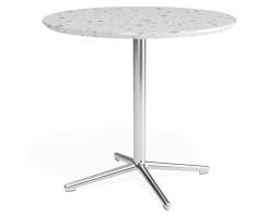 P 1 Place Cafetable 800dia Terrazzo Chrome