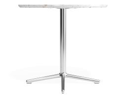 P 3 Place Cafetable 800dia Terrazzo Chrome