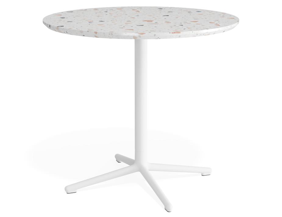 P 1 Place Cafetable 800dia Terrazzo White