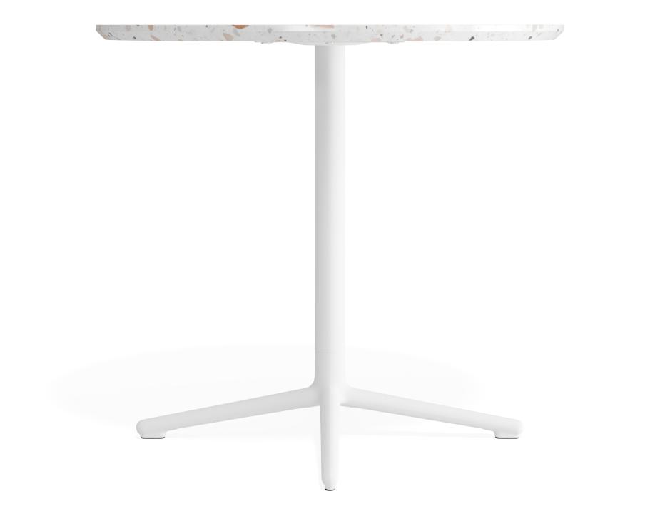 P 3 Place Cafetable 800dia Terrazzo White