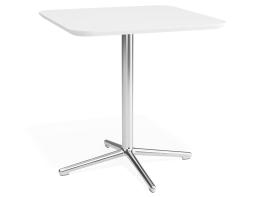 P 1 Place Cafetable 700x700 White Chrome