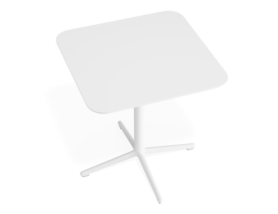 P 4 Place Cafetable 700x700 White White