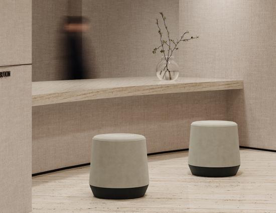 Button Small Ottoman