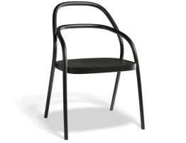 002 Chair - Black Stain - by TON
