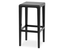 Rioja Barstool - Black Stained - 65cm - by TON