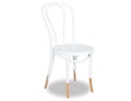 Bentwood Vienna 18 Chair - White - Socks 