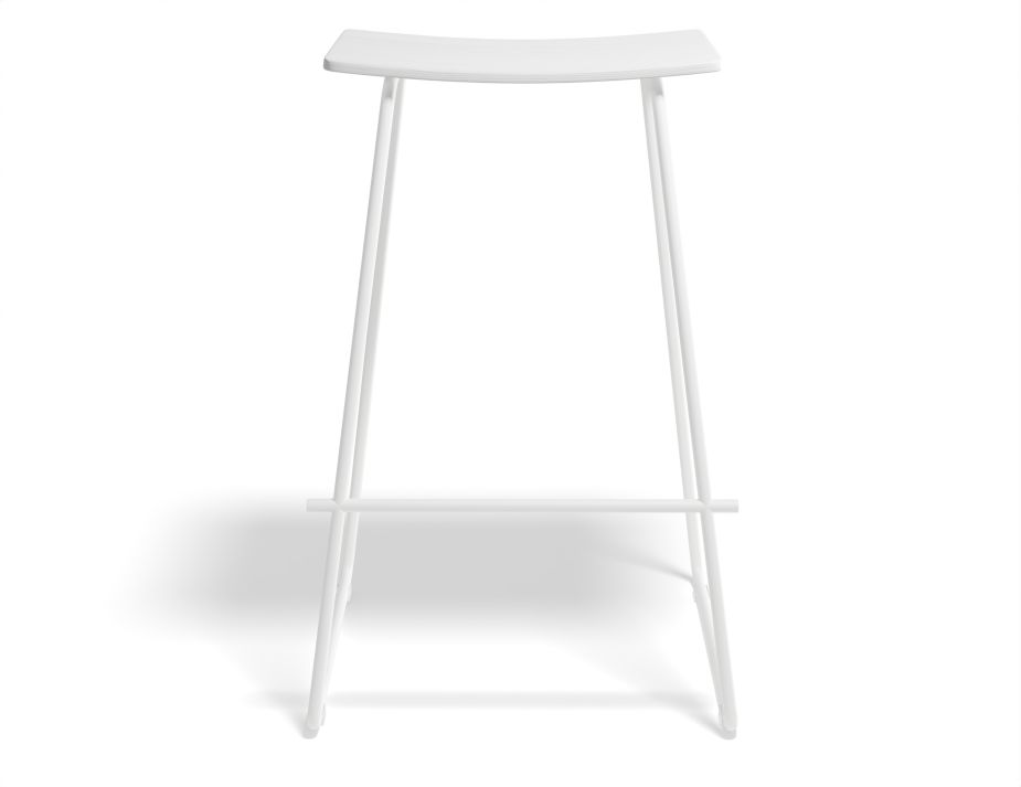 Hudson Barstool Whiteframe Whiteoak Front