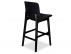 Kitchen Bench Seat Height 66cm  - Black Seat - Black Ash legs image