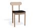 Zara Chair / Natural Frame / Black PU Seat image