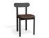 Zara Chair / Black Frame / Tan PU Seat image