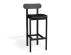 Zara Stool / 75cm / Black Frame / Black PU Seat image