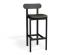 Zara Stool / 75cm / Black Frame / Green PU Seat image
