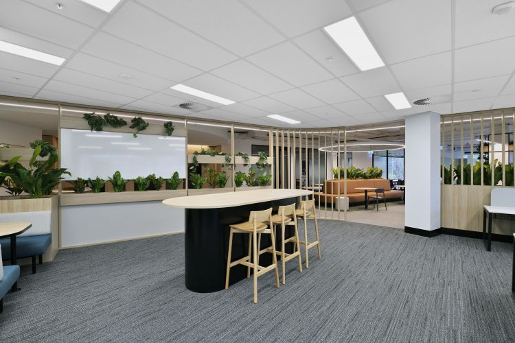 Modern office breakout area 
