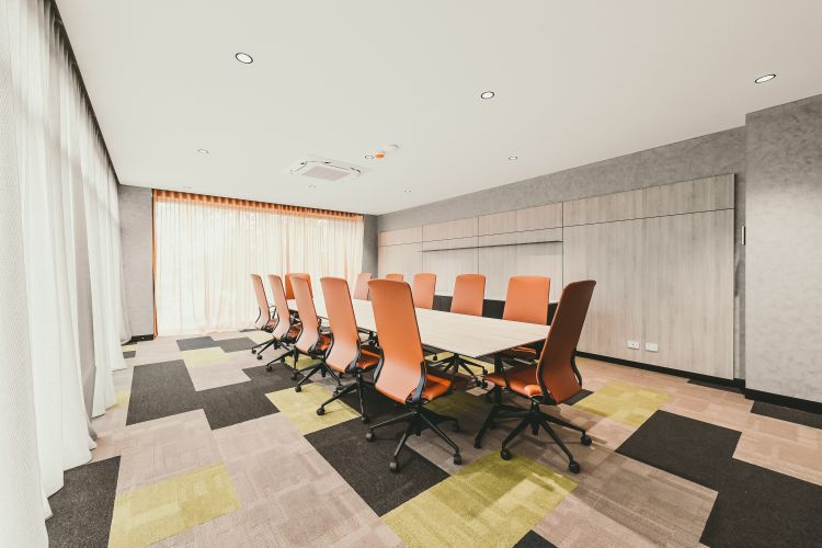 An office meeting
