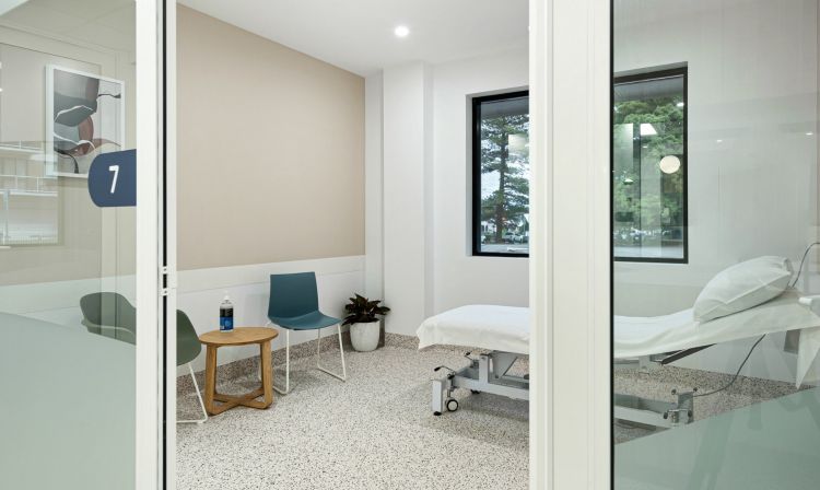 Modern clinic interior