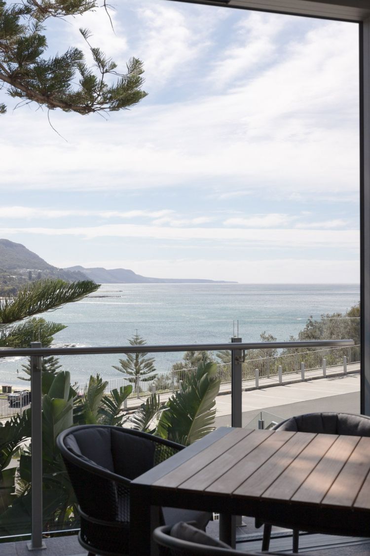Ocean view from the balcony
