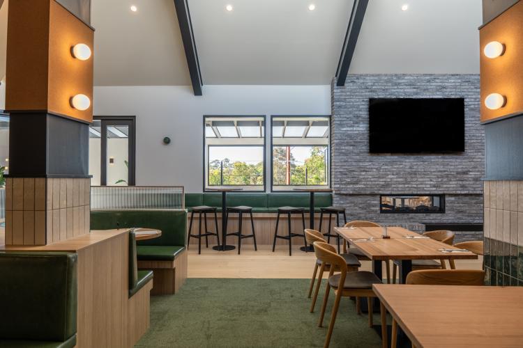 Modern pub interior
