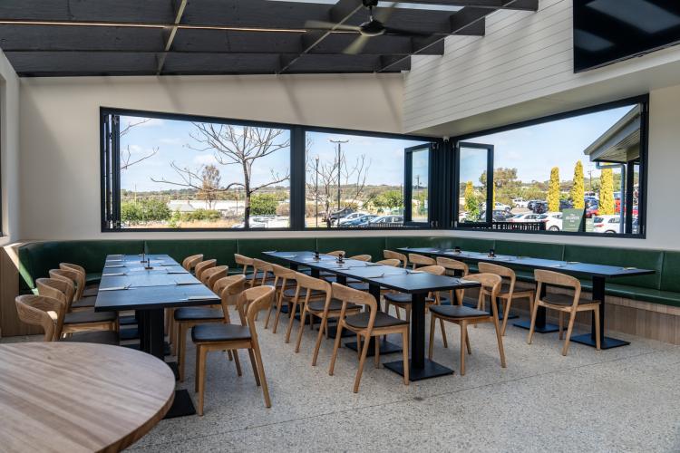 Dining chairs and tables