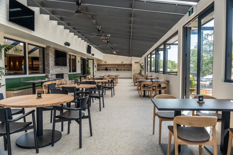 Modern dining area interior