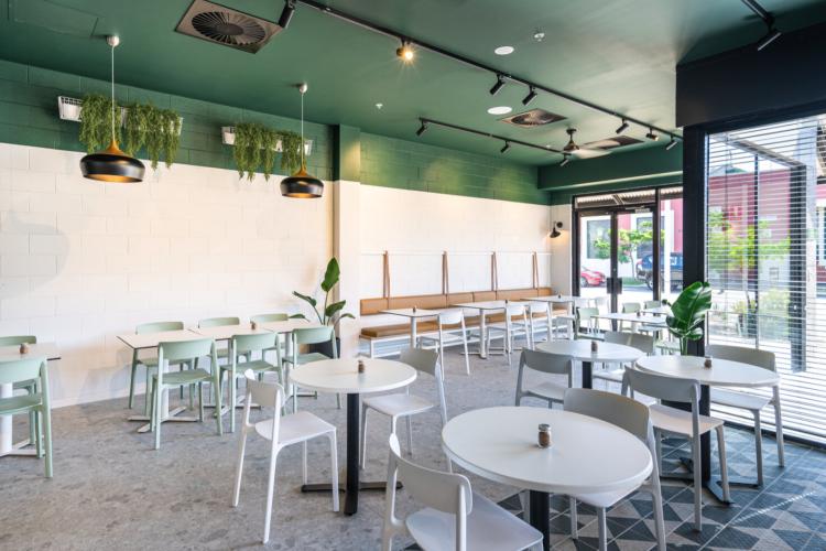 Modern cafe interior