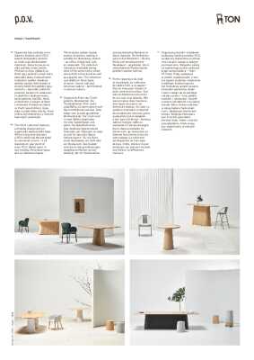 : P.O.V. Table 464 Rectangle (Heavily Rounded Corners) - European Oak - By TON