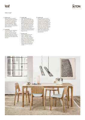 : Leaf Chair - Veneer Seat & Back - by TON