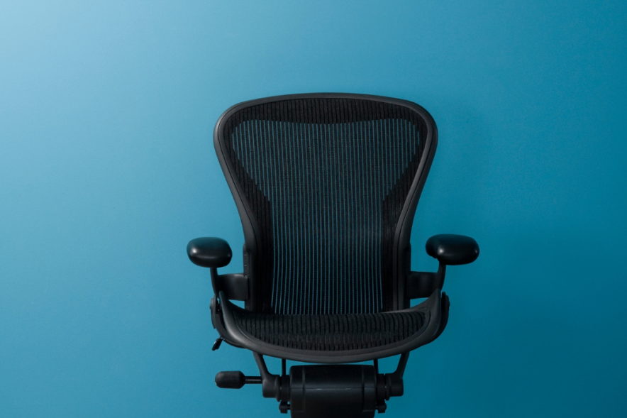 black office chair
