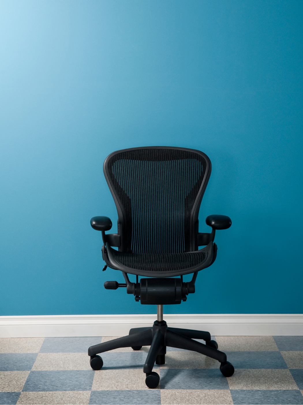 black office chair