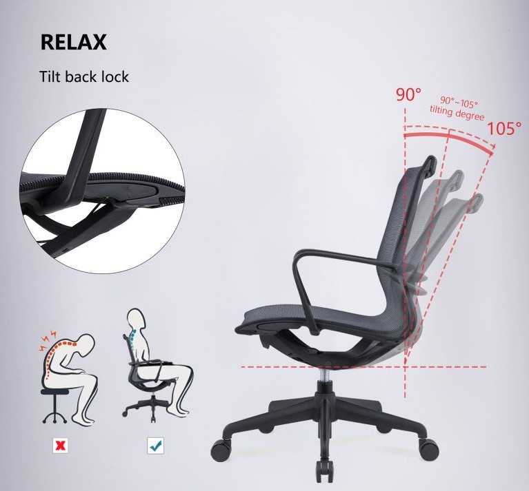 Reclining chair mechanism.