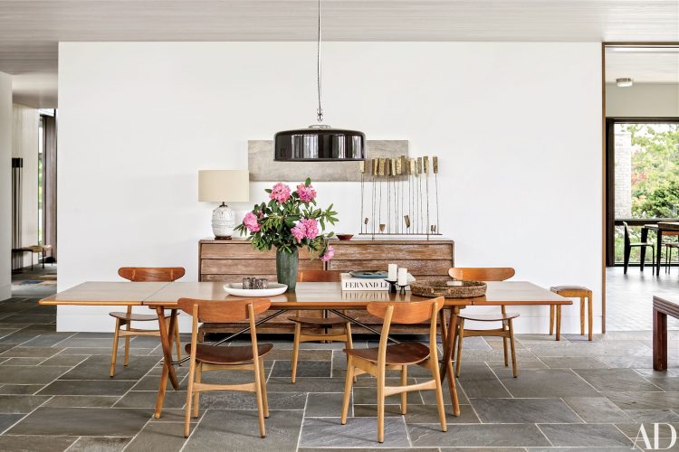 Dining area with Danish furnitures.