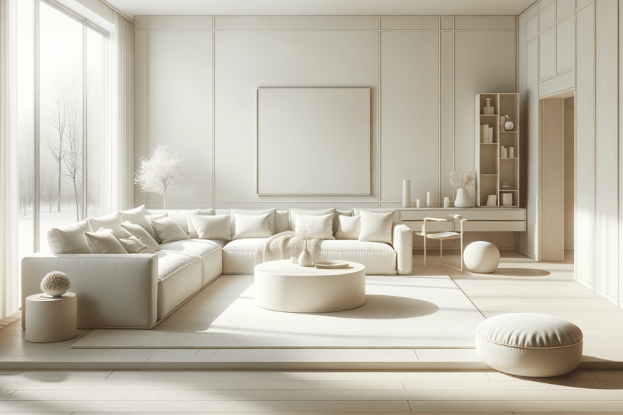 minimalistic living room
