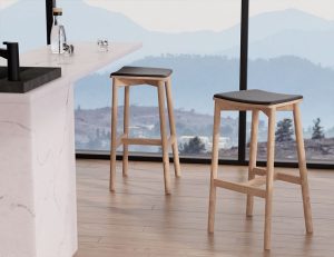 Andi Wooden Bar Stool