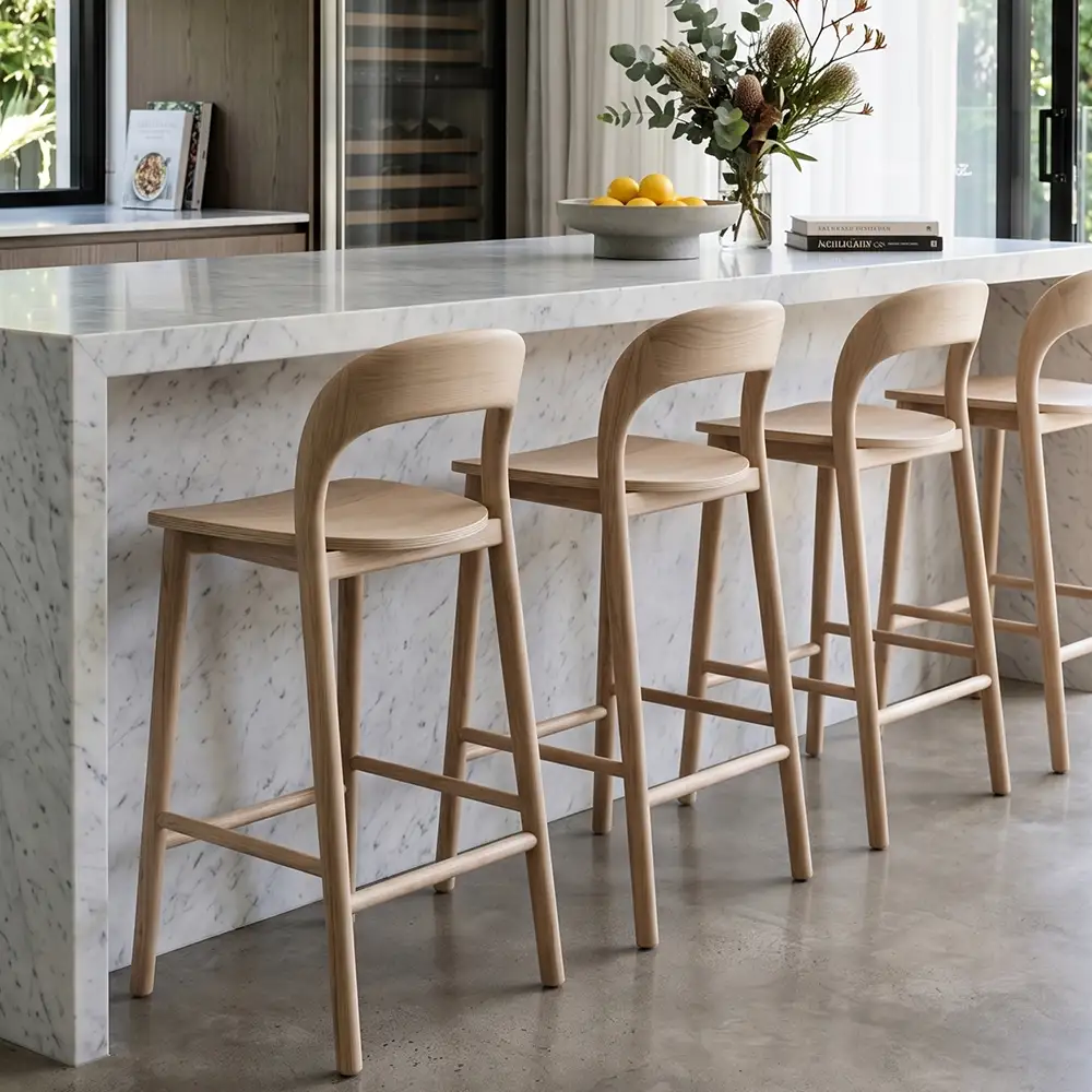 Mia Kitchen Wooden Stool